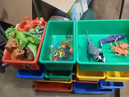 Photo of free Toy Shelf with Bins (Plainfield, IL) #2