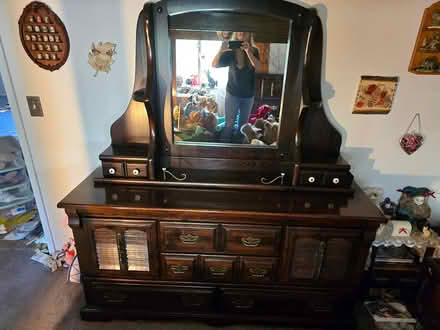 Photo of free Dresser w/mirror & Chest of Drawers (Moraine/Miami Township Area) #1