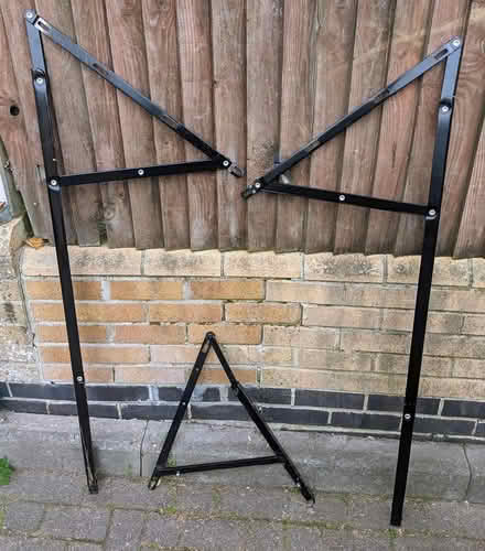 Photo of free Metal hinges from bedframe (PL4 Greenbank.) #1
