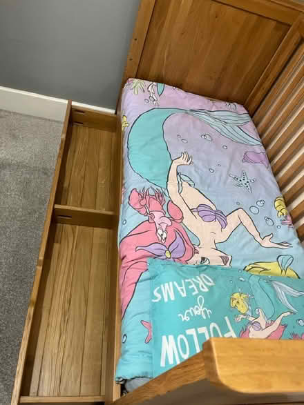 Photo of free Oak furniture land cot bed (Welwyn Garden City) #3