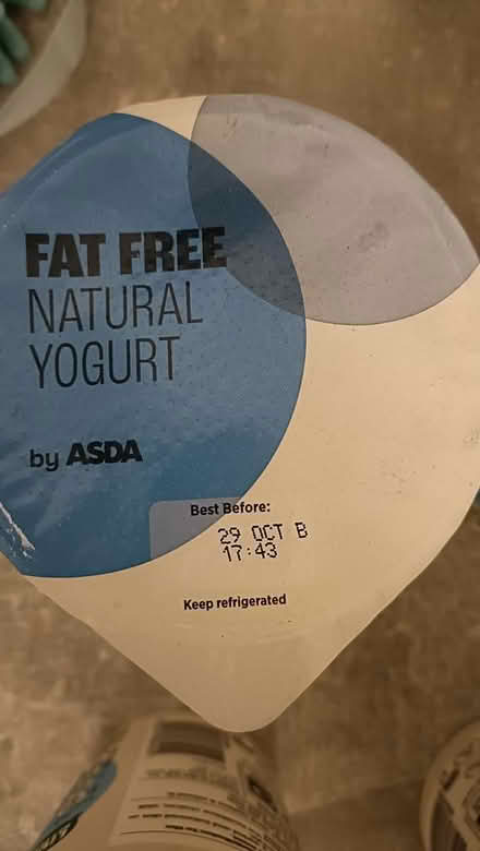 Photo of free Asda fat free natural yogurt (Burton BH23 7ht) #2