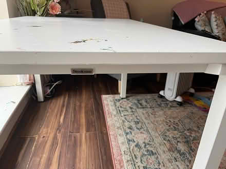 Photo of free Steel case white office desk (Tallaght. Kiltipper) #3