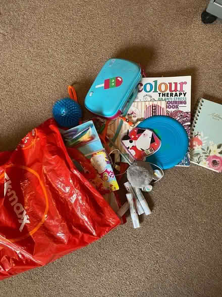 Photo of free Big bag of colouring books and stationary - ages 6+ (Slough central SL1) #1
