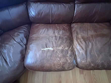 Photo of free Leather Sofa (North Plainfield) #2