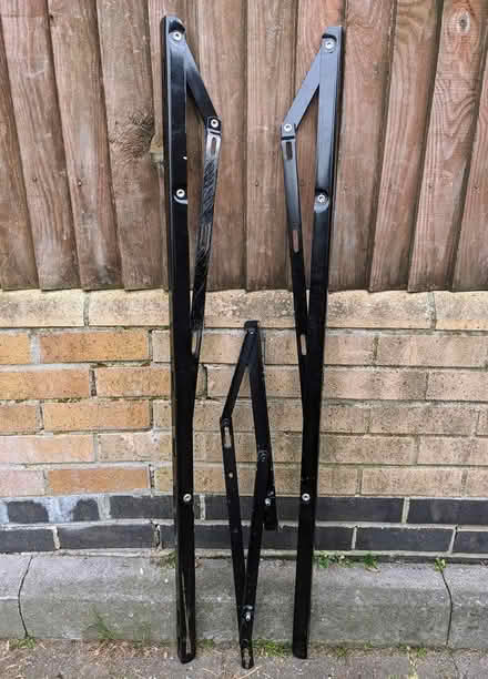 Photo of free Metal hinges from bedframe (PL4 Greenbank.) #2