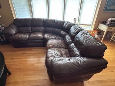 Photo of free Leather Sofa (North Plainfield) #1