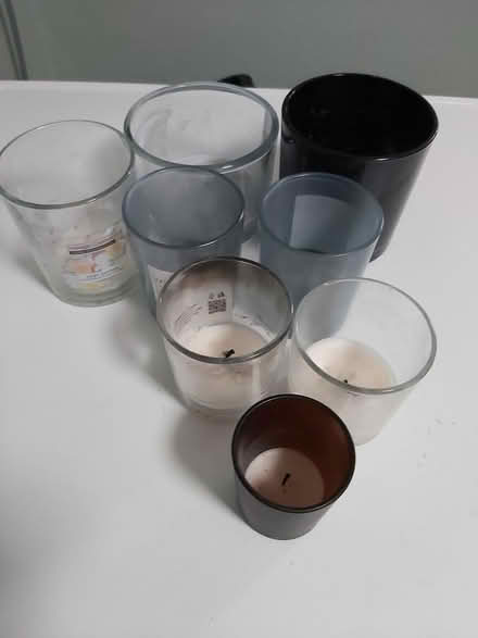 Photo of free Used glass candle containers (Woolton L25) #1