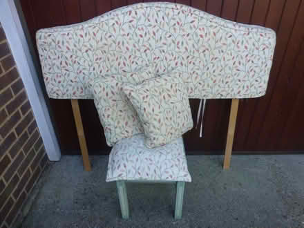 Photo of free Double bed headboard (Datchet SL3) #1