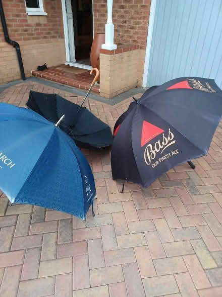 Photo of free 3 umbrellas (Woodley RG5) #1