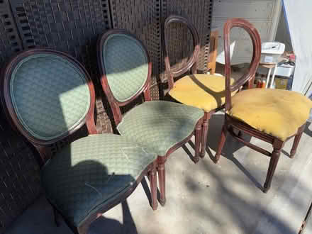 Photo of free Four French chairs (Willow Glen) #2