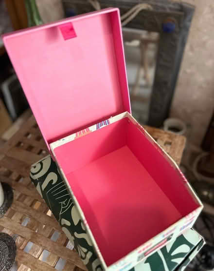 Photo of free Two small decorative boxes for storage, photos etc. (Monks Hill CR2) #4