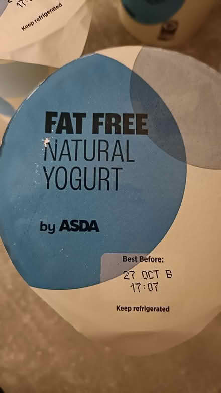 Photo of free Asda fat free natural yogurt (Burton BH23 7ht) #3