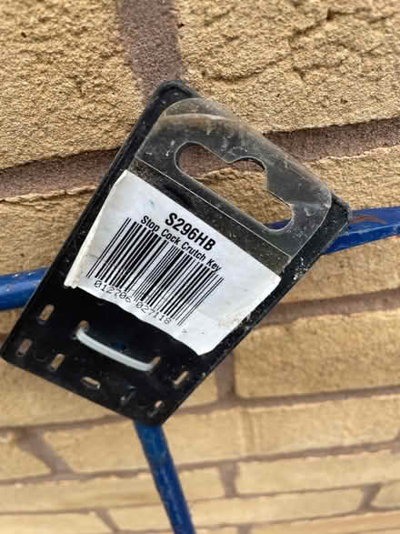 Photo of free Stop cock crutch key (CV23, Coton Park) #2