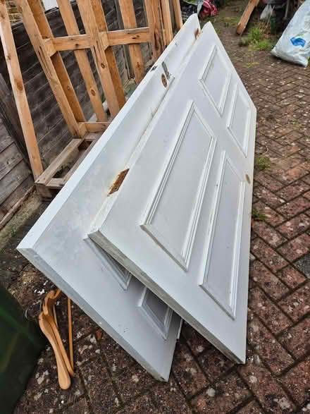 Photo of free 2 hardwood doors (Brockley SE4) #1