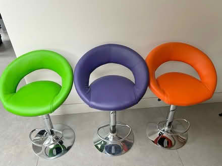 Photo of free Bar Stools x3 (New Malden KT3) #1
