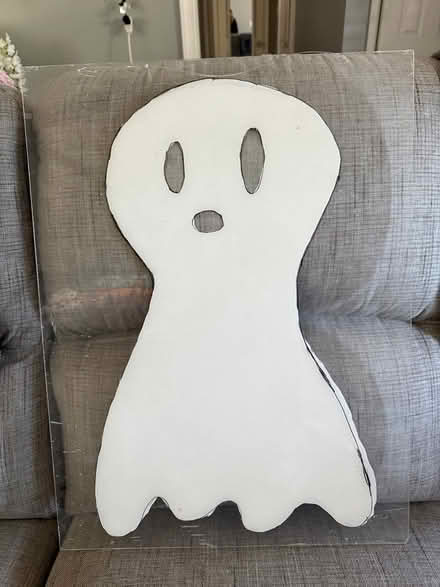 Photo of free Plexiglass Halloween hanging ghost (Virginia Beach) #1