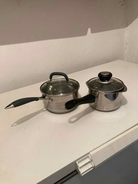 Photo of free Saucepans with lids (Bampton CA10) #1