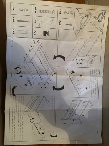 Photo of free Hall shelf with hanging pegs (Ashford TW15) #3