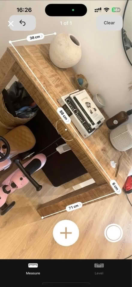 Photo of free Console wood table (Earls court SW5) #1
