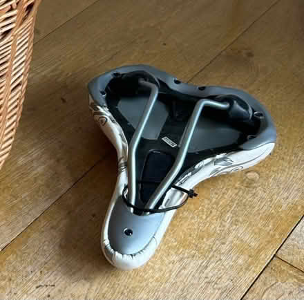 Photo of free New but slightly discoloured gel saddle (Christleton CH3) #2