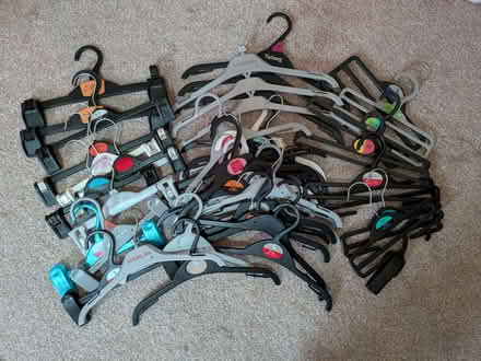 Photo of free Children's sized clothes hangers (Holt Park LS16) #1