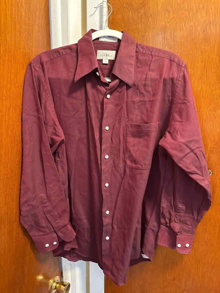 Photo of free Men’s Burgundy Dress Shirt (Clason Point Bronx NY) #1