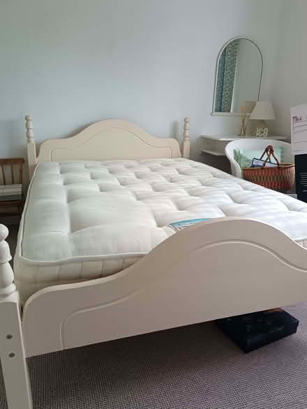Photo of free Wooden Double Bed And Mattress (CT13) #1