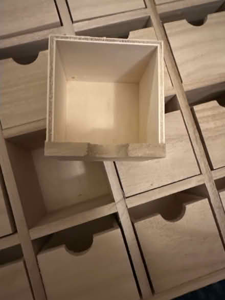Photo of free Wooden shelf unit - advent calendar? (Ashford TW15) #2