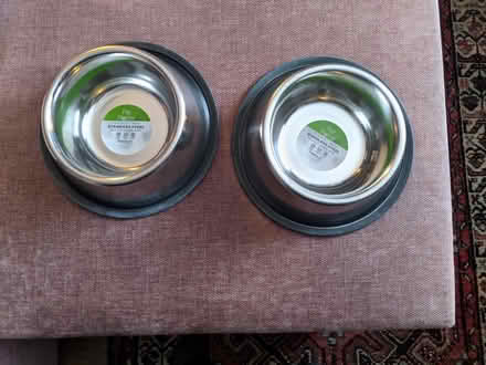 Photo of free 2 x Long ear dog bowl (BT12) #1
