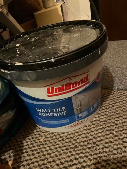 Photo of free Wall tile adhesive (Finsbury park) #1