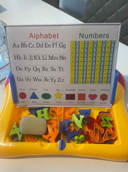 Photo of free Alphabet and Numbers Learning Easel. (Wormley EN10) #3