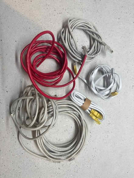 Photo of free Cat 5 Network Cables (Sarisbury Green SO31) #1