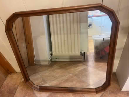 Photo of free Mirror 68x71cm with wooden frame (Hadlow TN11) #1
