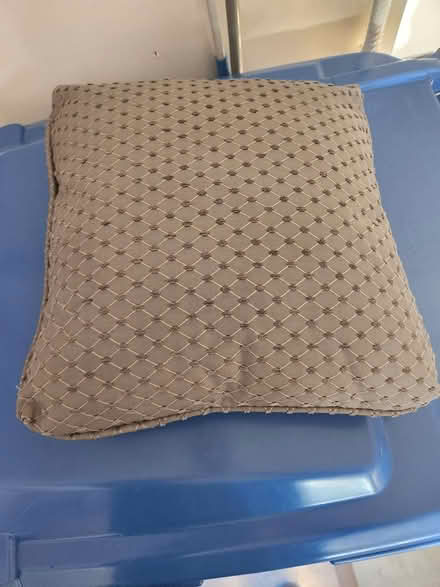 Photo of free 2 gray pillows (southeast Fort Collins) #2
