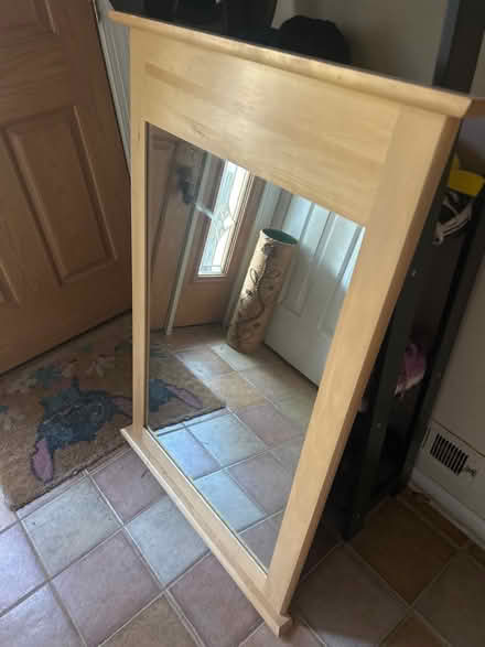 Photo of free Wooden mirror (Germantown/Gaithersburg) #1