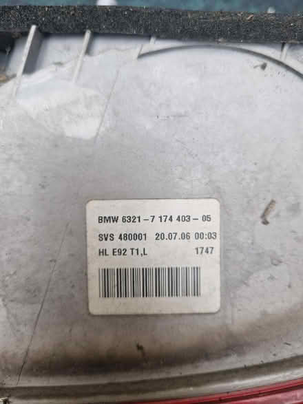 Photo of free BMW rear light (The Butts BA11) #3