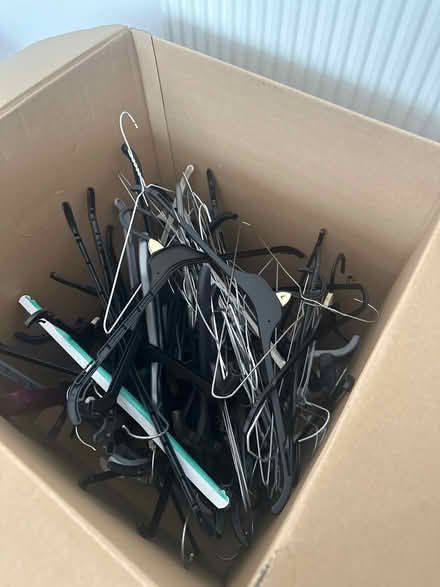 Photo of free Mixed box of clothes hangers (CM12) #1
