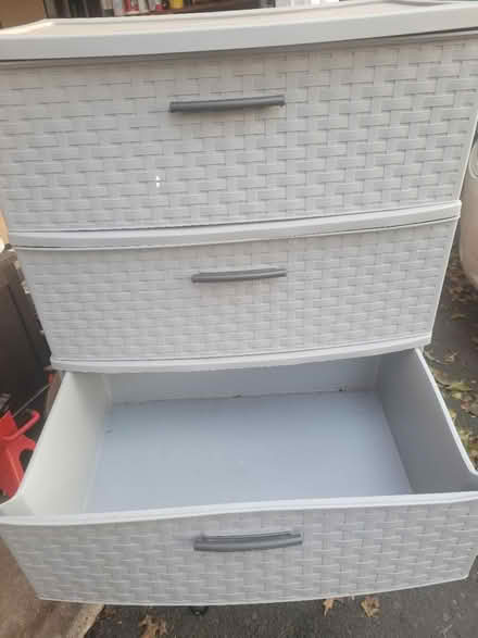 Photo of free 3 plastic drawers (Bloomfield, near Home Depot.) #1