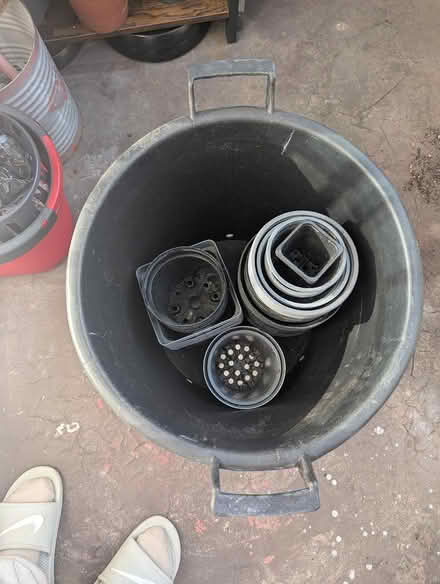 Photo of free Large bucket & Plant pots (SW2) #1