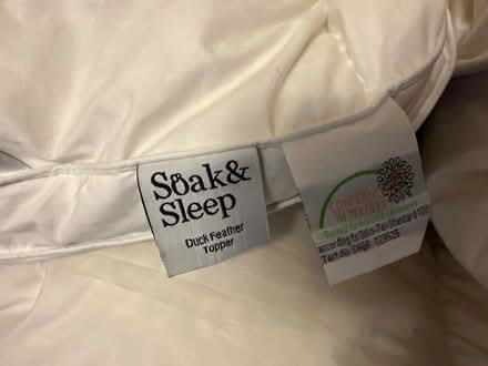 Photo of free 2 x Single bed duck feather toppers (Ashford TW15) #2