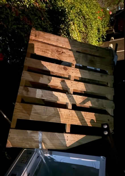 Photo of free Wooden pallet (Valencia Avenue, Sunnyvale) #1