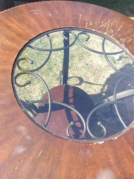 Photo of free Round wood table, 4 chairs (North Waltham, Abbott & Temple) #4