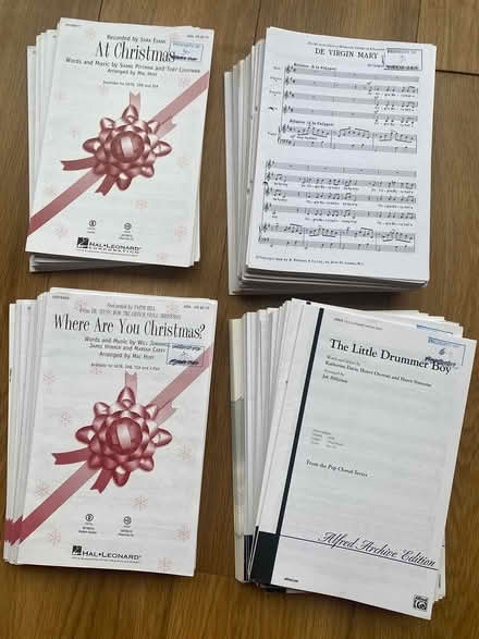 Photo of free Christmas Choral Vocal sheet music (KT15) #1