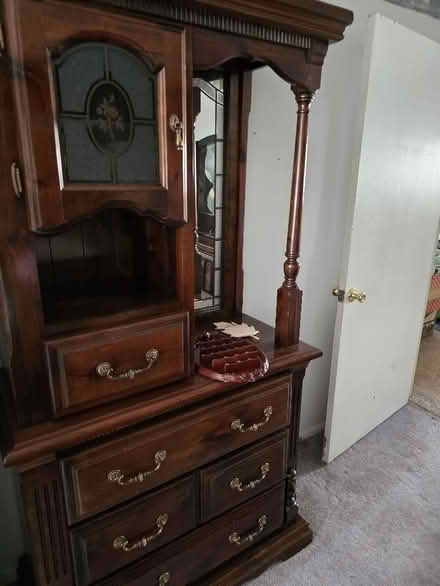 Photo of free King Bd Frame, nightstand & armoire (Moraine/Miami Township Area) #3
