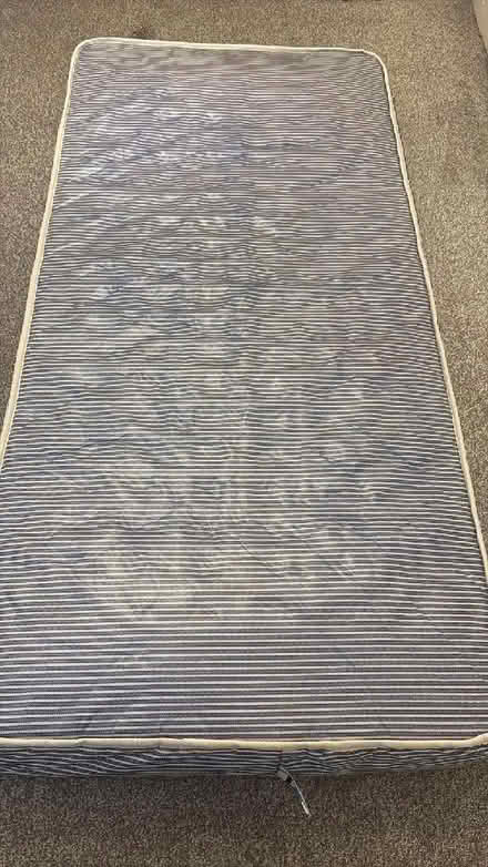 Photo of free Blue Stripe Mattress - Furniture (Bensham NE8) #1