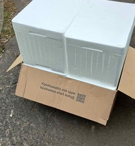 Photo of free 6 polystyrene boxes (Dursley, Cam) #1