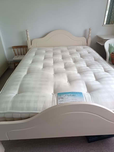 Photo of free Wooden Double Bed And Mattress (CT13) #2