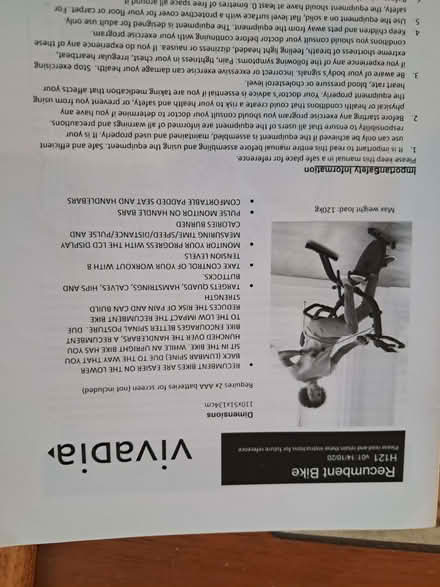 Photo of free Exercise Bike (Spital CH63) #2