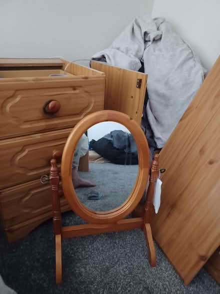 Photo of Bedroom Stool preference pine (Stretford M32) #1