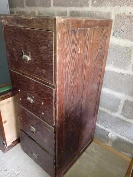 Photo of free Wooden Filing Cabinet (Bathwick) #1